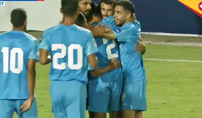 India Leads Tajikistan 2-1 in CAFA Nations Cup 2025
