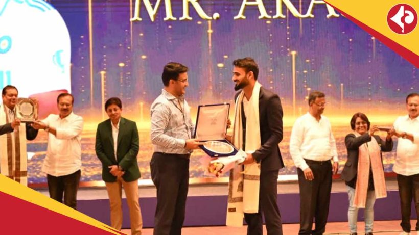 Indian Cricketer Akash Deep get special award at CAB Annual Award 2025