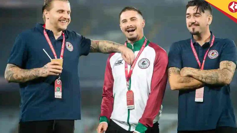 Jason Cummings and Jamie Maclaren Land in Kolkata
