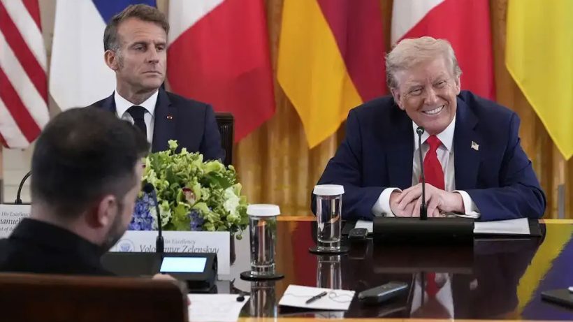 Trump Macron mic leak