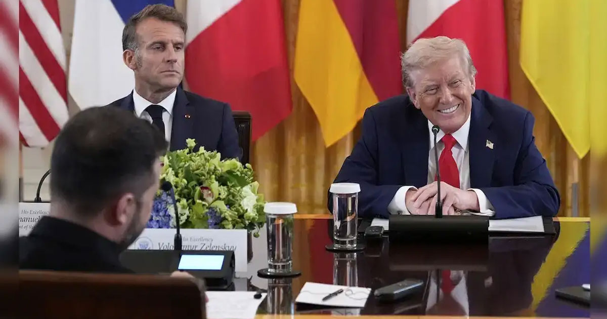 Trump Macron mic leak
