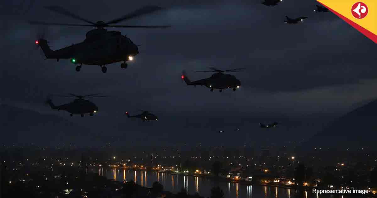 Massive Air Activity Over Srinagar Sparks Concern