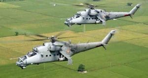 Mi-35 helicopter