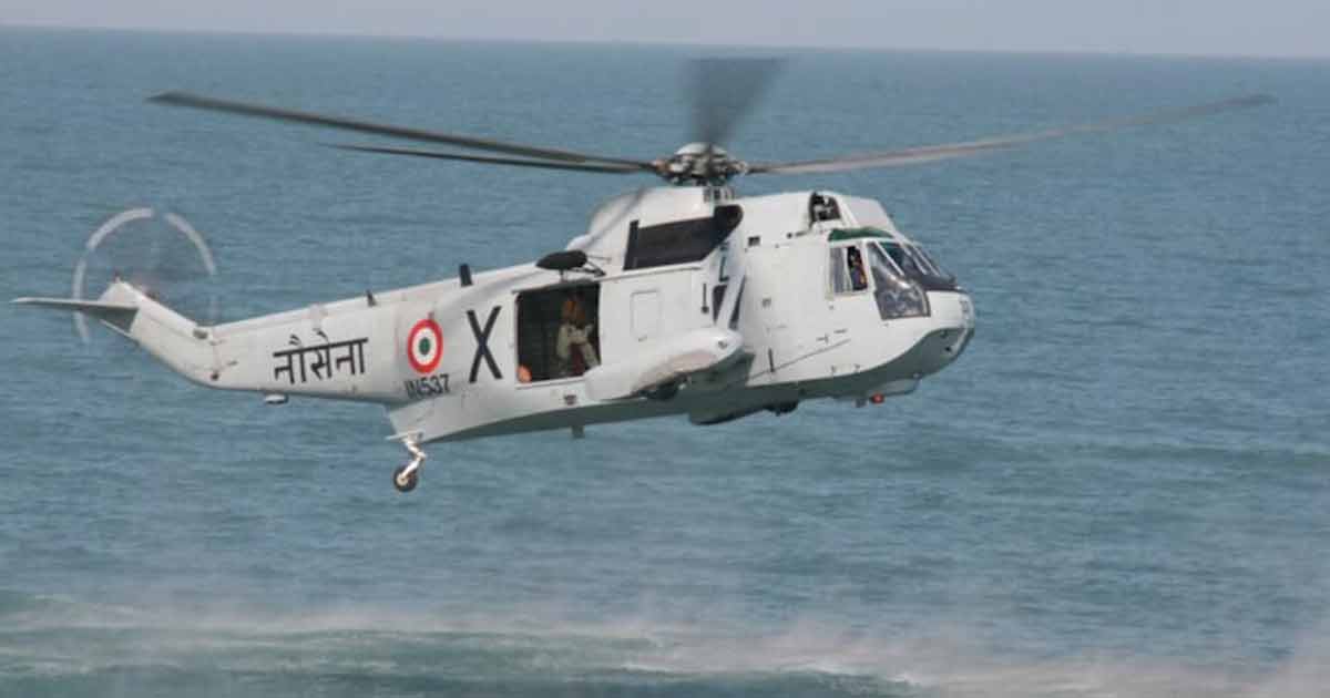 Indian Navy helicopter