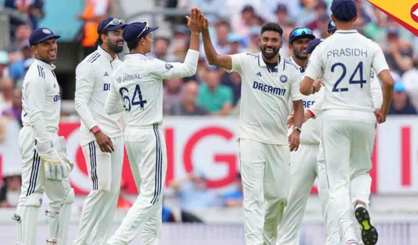 Siraj, Prasidh’s Fiery Bowling Stuns England in Thrilling Oval Test