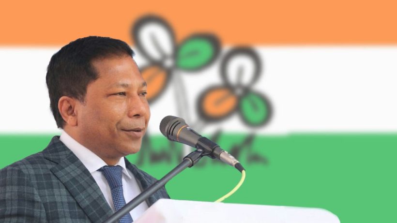 TMC protest in meghalaya