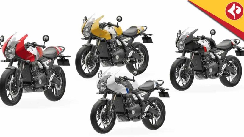 Triumph Thruxton 400 Offered in 4 Colours
