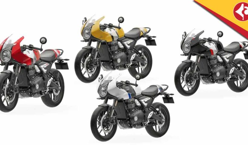 Triumph Thruxton 400 Offered in 4 Colours