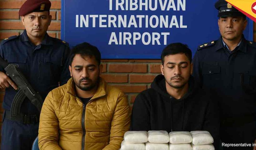 Two Indians Arrested at Nepal’s Tribhuvan Airport with Narcotic Drugs in Major Bust