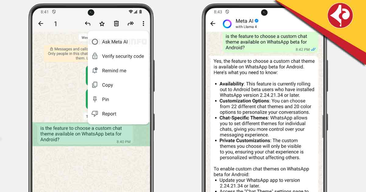 WhatsApp Introduces AI Feature
