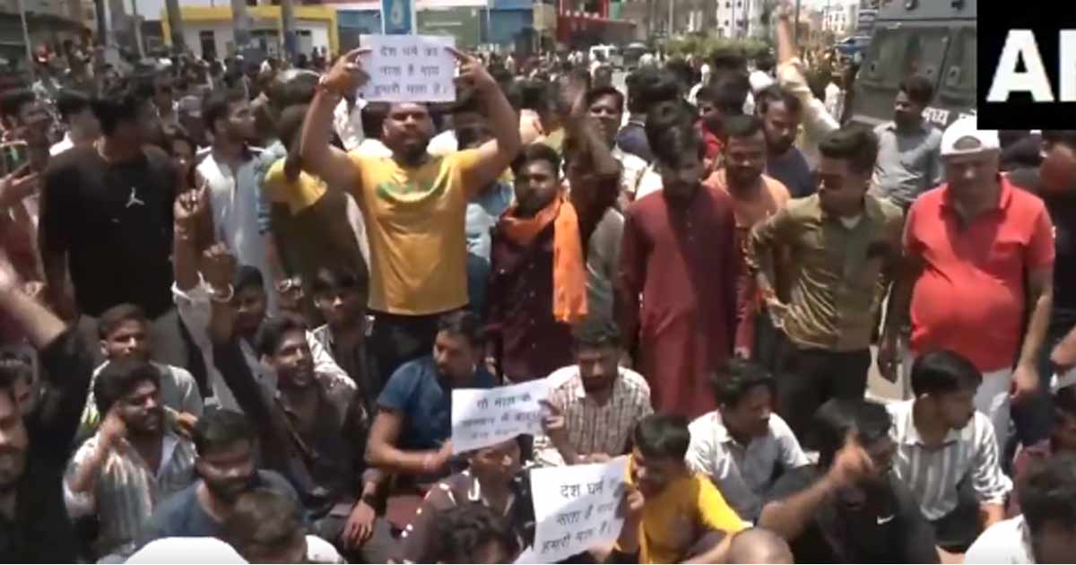 Bhopal protest bajrang dal