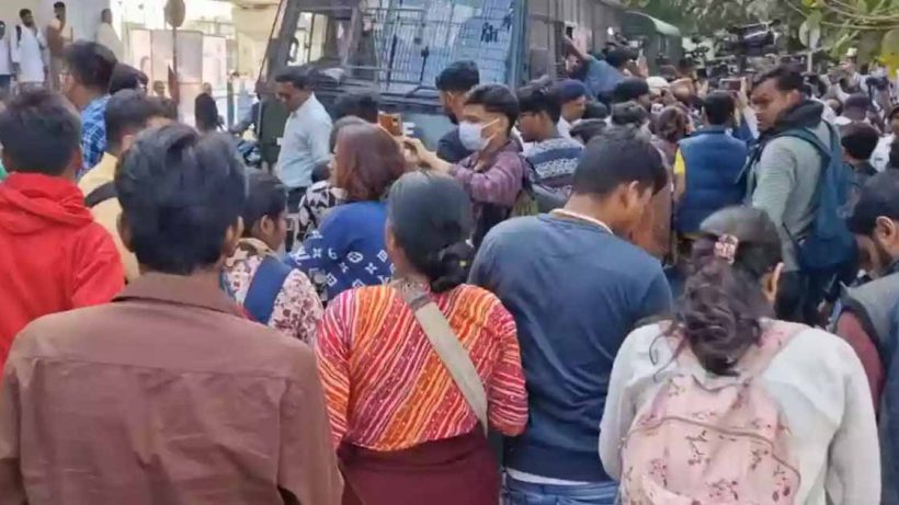Bikash Bhavan protest