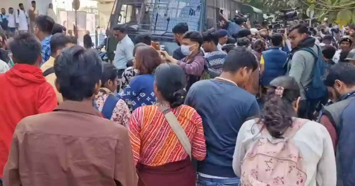 Bikash Bhavan protest