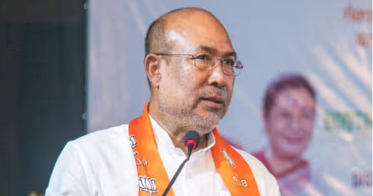 Manipur CM speech
