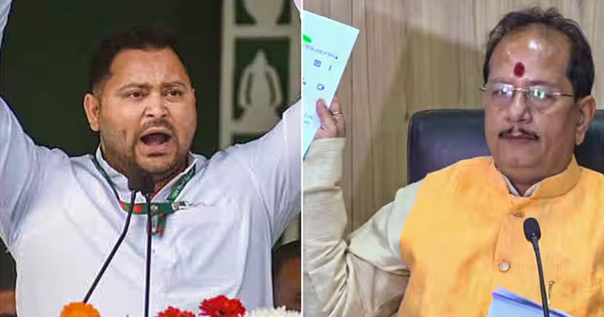 Tejashwi alleges deputy CM bihar