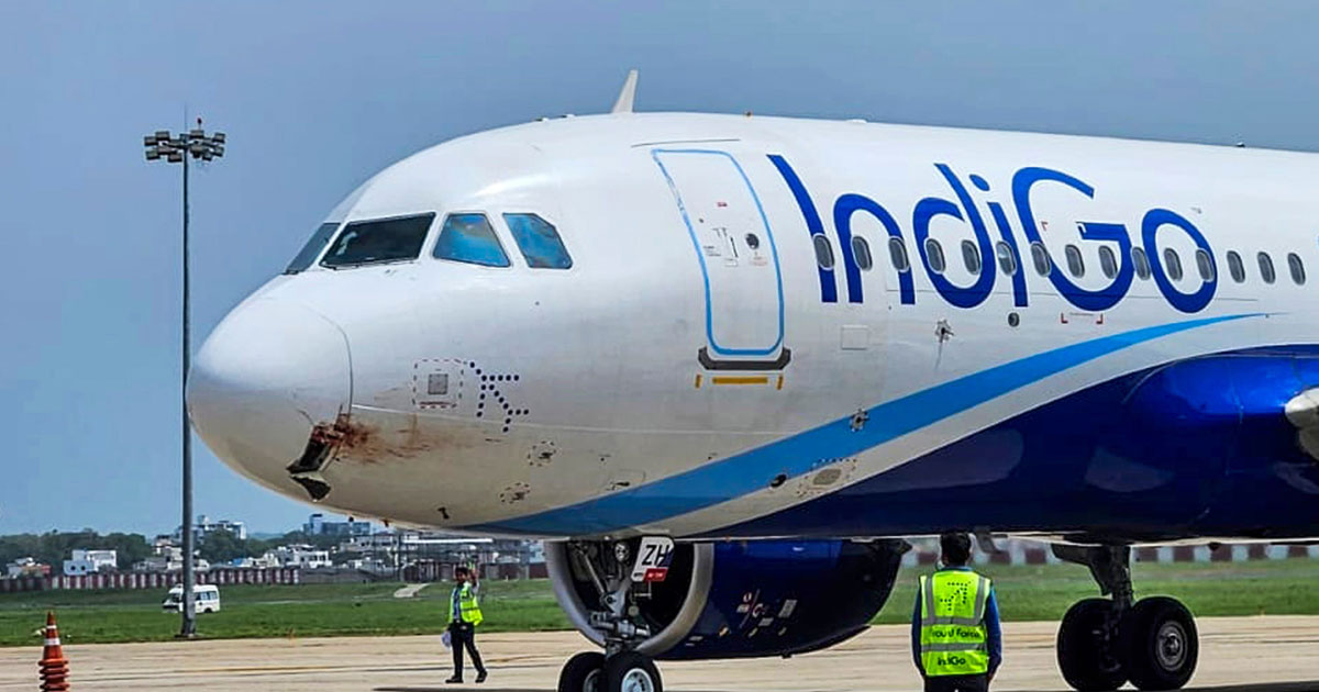 IndiGo Airbus suffered a tailstrike