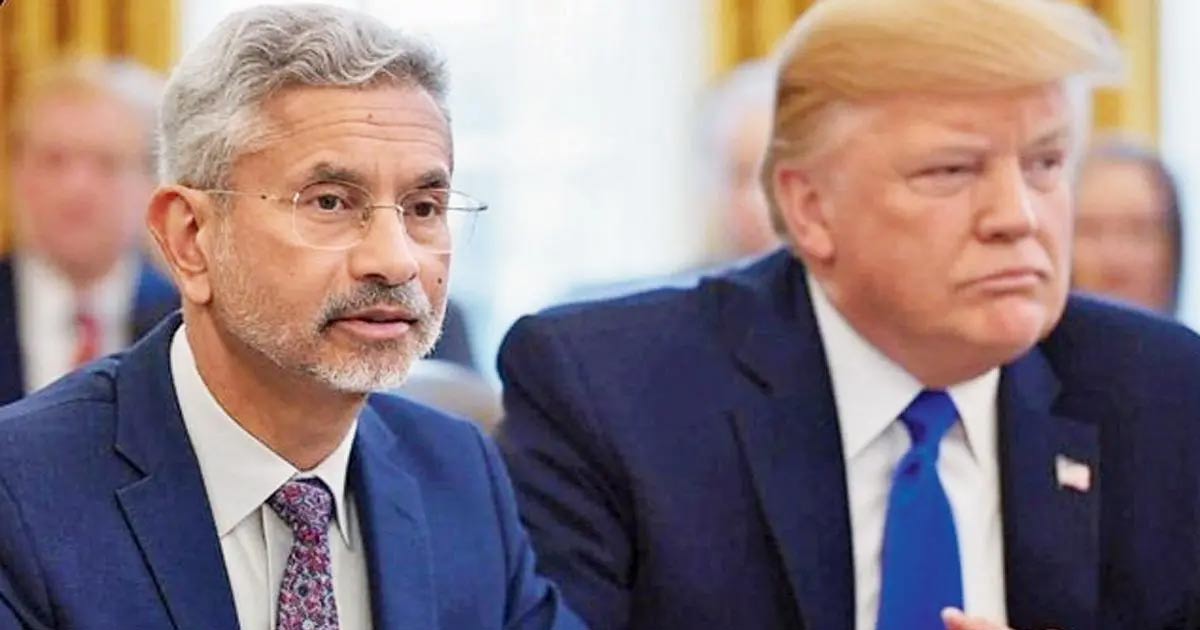 Jaishankar slams Trump