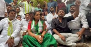 K Kavitha hunger strike