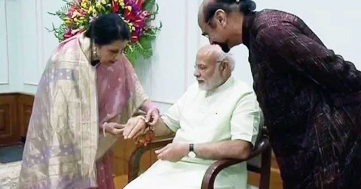 Modi's 'Pakistani sister' prepares rakhi