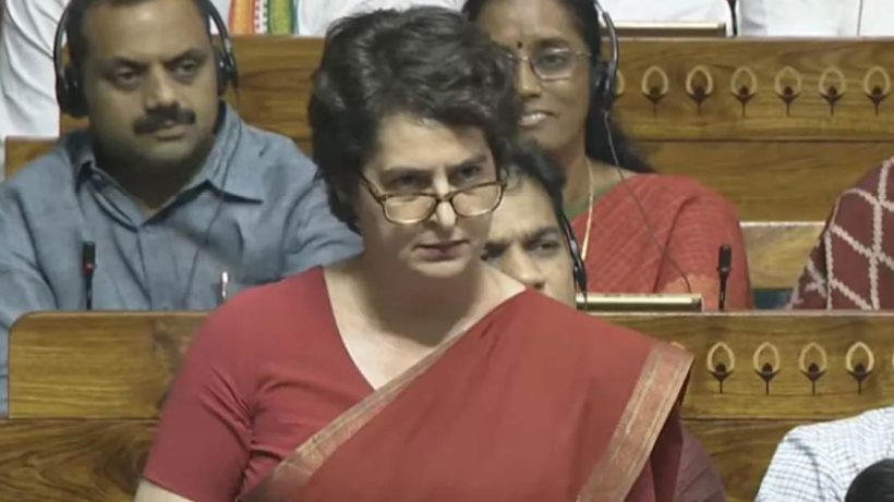 Priyanka gandhi alleges delhi police