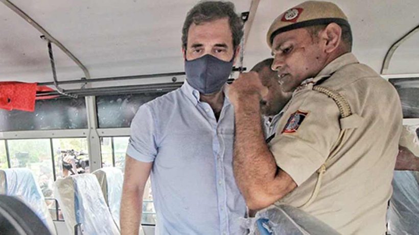 Rahul Gandhi detained