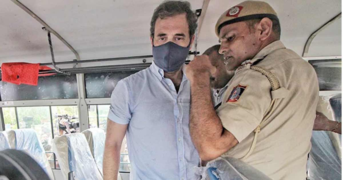 Rahul Gandhi detained