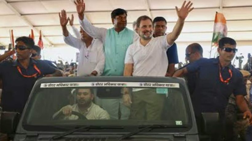 Rahul Gandhi driver booked