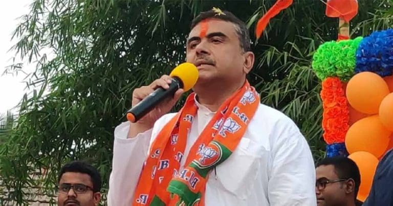 BJP Takes to the Streets Against Corruption; Suvendu Leads Vijay Sankalp Yatra