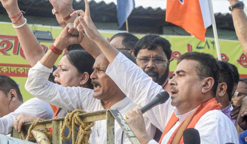 Suvendu Adhikari sanatani-aikya-mancha-seeks-justice-for-hindus-submits-deputation-at-chandipur-police-station