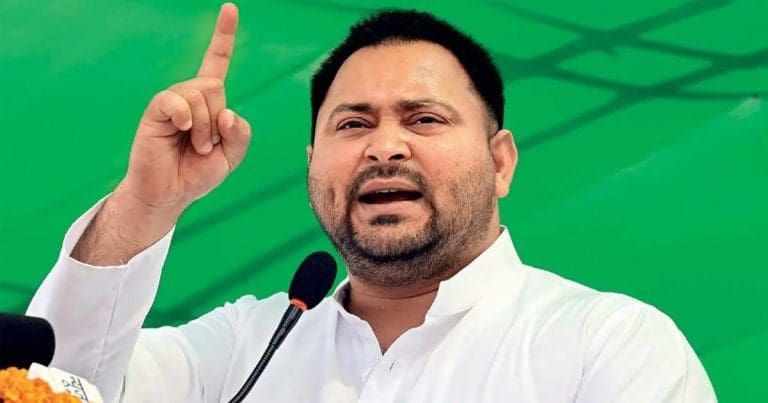 Tejashwi claims two epic numbers