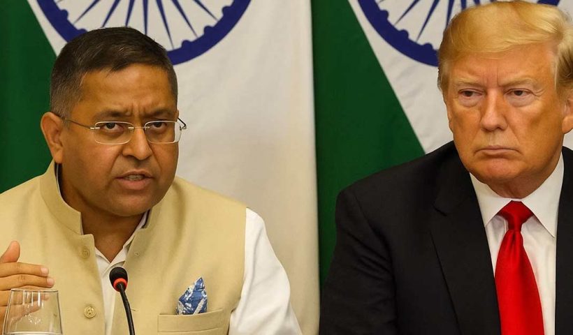 অবশেষে ট্রাম্পের শুল্ক ধমকের জবাব দিল বিদেশমন্ত্রক