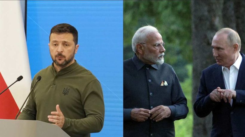 Zelensky phone call to modi
