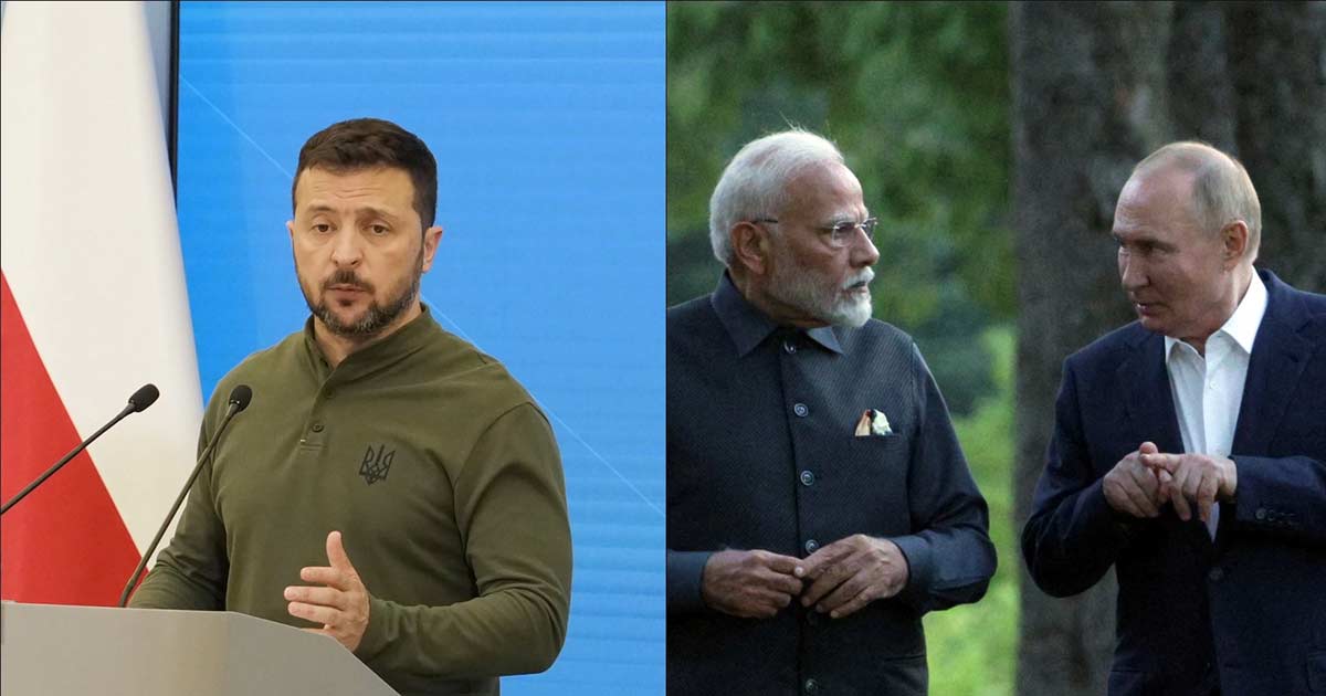 Zelensky phone call to modi