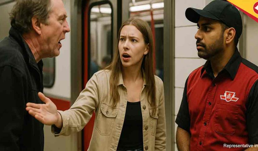 Canadian Woman Defends Indian TTC Worker from Racist Harassment, Says "My Boyfriend is Indian
