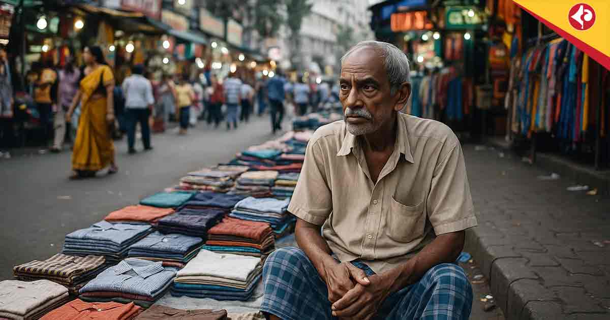 Local Shop owner Pranab Babu silent struggle During Puja Shopping in Gariahat Market ahead of Durga Puja 2025