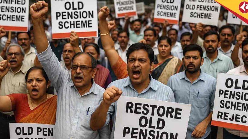 Government Employees Intensify Demands for Old Pension Scheme Restoration