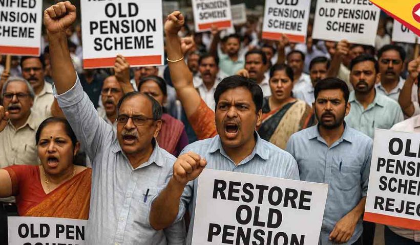 Government Employees Intensify Demands for Old Pension Scheme Restoration