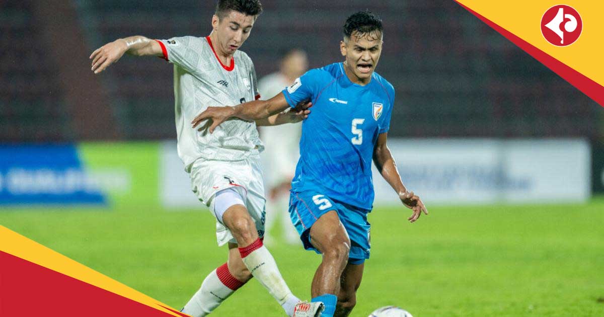 India vs Afghanistan goal less of 1st Half in CAFA Nations Cup 2025