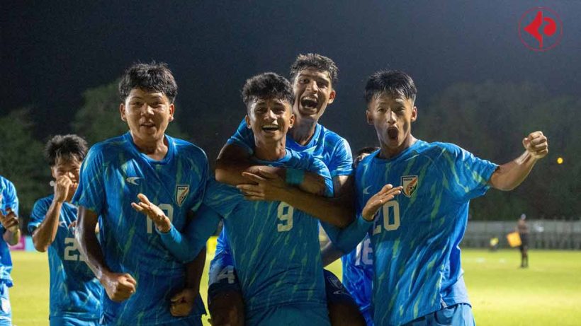 Indian Football Team Victory against Bhutan with qualify to SAFF U17 Championship 2025 semi-finals