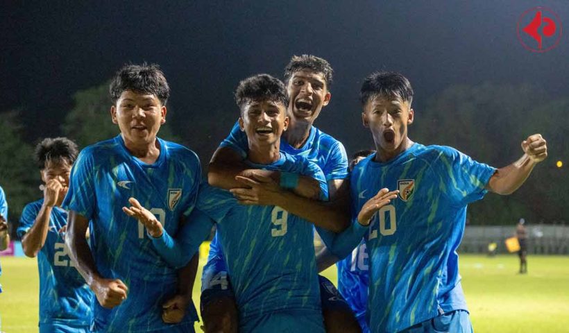 Indian Football Team Victory against Bhutan with qualify to SAFF U17 Championship 2025 semi-finals