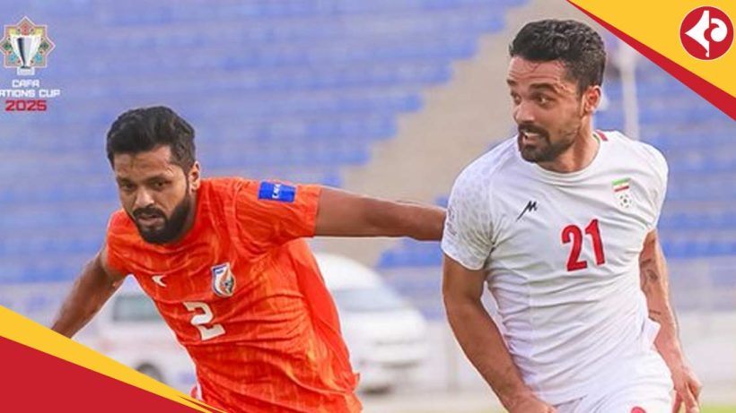 Indian Football Team vs Iran in CAFA Nations Cup 2025