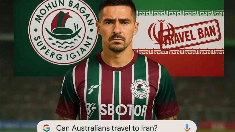 Jamie Maclaren Iran ban, Mohun Bagan Sepahan match
