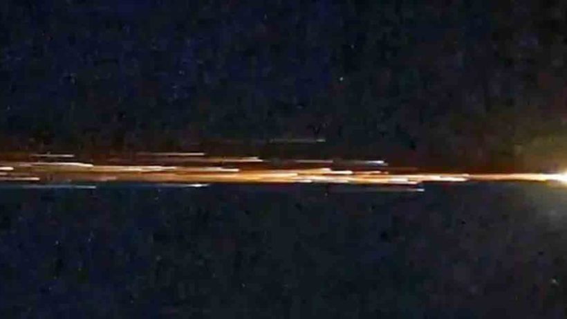 Rare meteor shower lights up sky