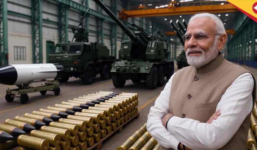 Modi Government Boosts Revenue with ₹3,545 Crore Arms Exports from Ordnance Factories in 2024-25