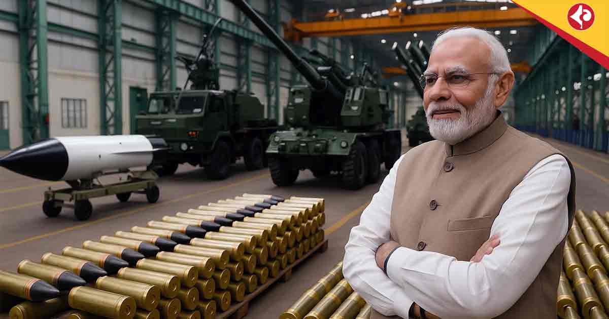 Modi Government Boosts Revenue with ₹3,545 Crore Arms Exports from Ordnance Factories in 2024-25