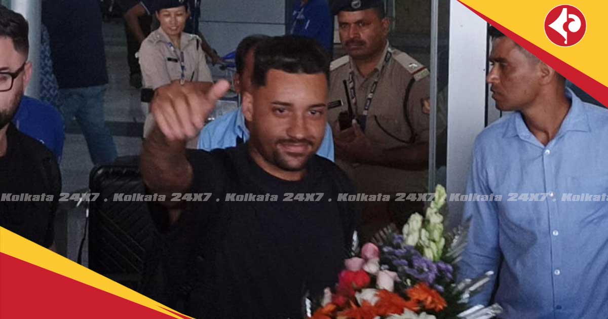 Mohun Bagan SG new Brazilian footballer Robson Robinho reached Kolkata on 1st September
