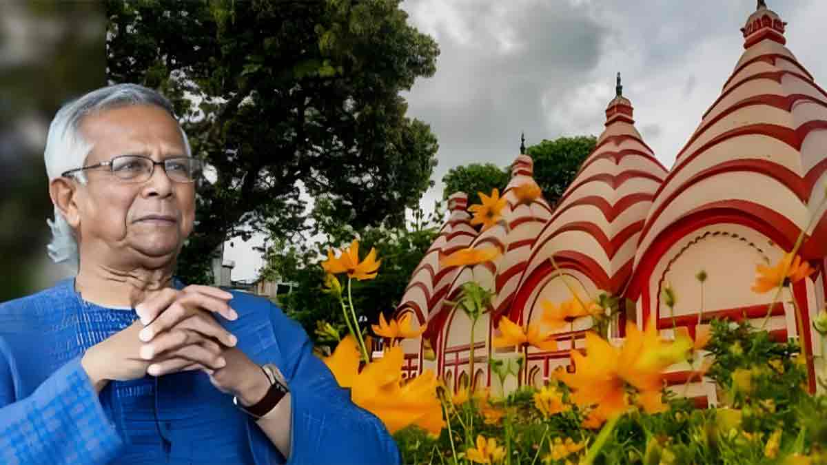 Muhammad Yunus Visits Dhakeshwari Temple Amid Durga Puja 2025