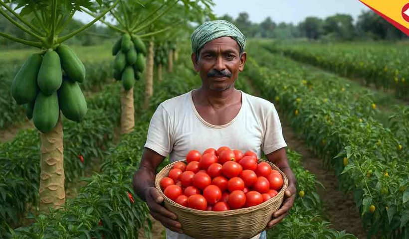 Papaya, Tomato, and Chilli South Bengal’s Triple Crop Farming Success Story