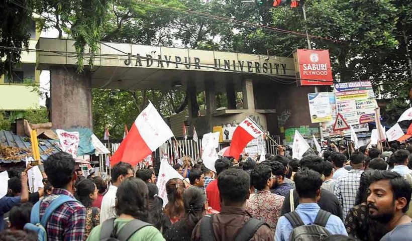 Jadavpur Student Death SFI protest