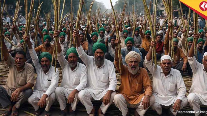 আখ চাষিদের বকেয়া পাওনা নিয়ে প্রতিবাদ, ন্যায্য মূল্যের দাবিতে আন্দোলন 3 Sugarcane Farmers Protest Across India in 2025 Over Unpaid Dues, Demand Fair Prices